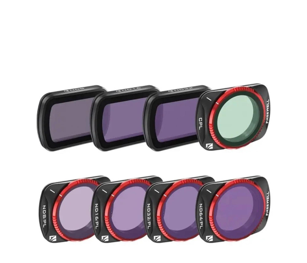 Freewell All Day (ND/PL, CPL, ND) 8-pak do DJI Osmo Pocket 3 - 1504334 - zdjęcie